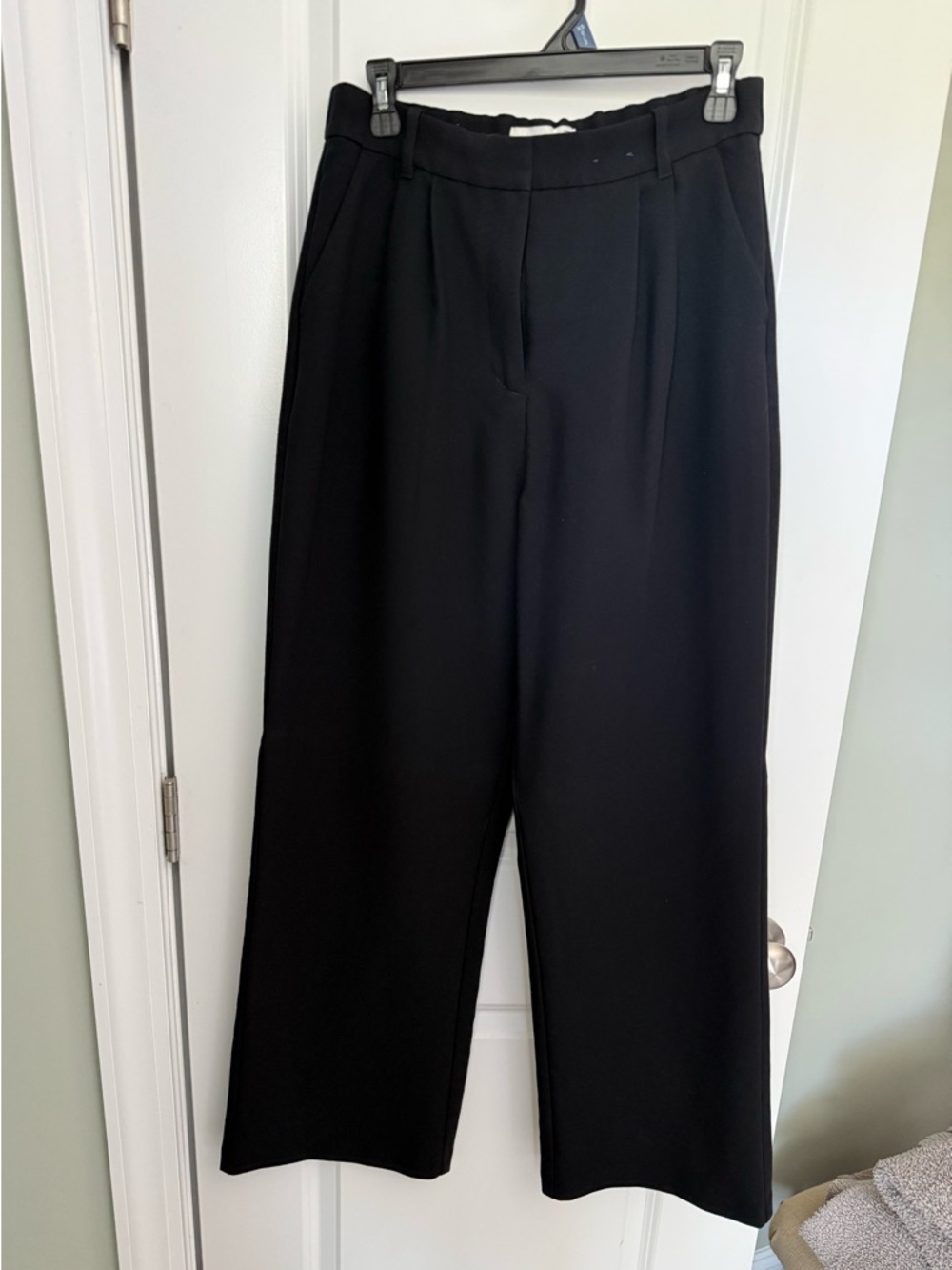 Abercrombie wide leg high rise trousers